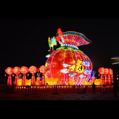 中国花灯之乡 中秋灯会 花灯灯组
